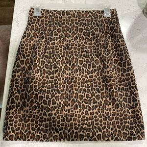 Cheetah pencil skirt